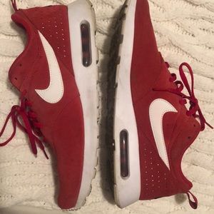 Red Suede men’s Nike shoes